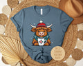 Christmas Baby Highland Cow Shirt-0