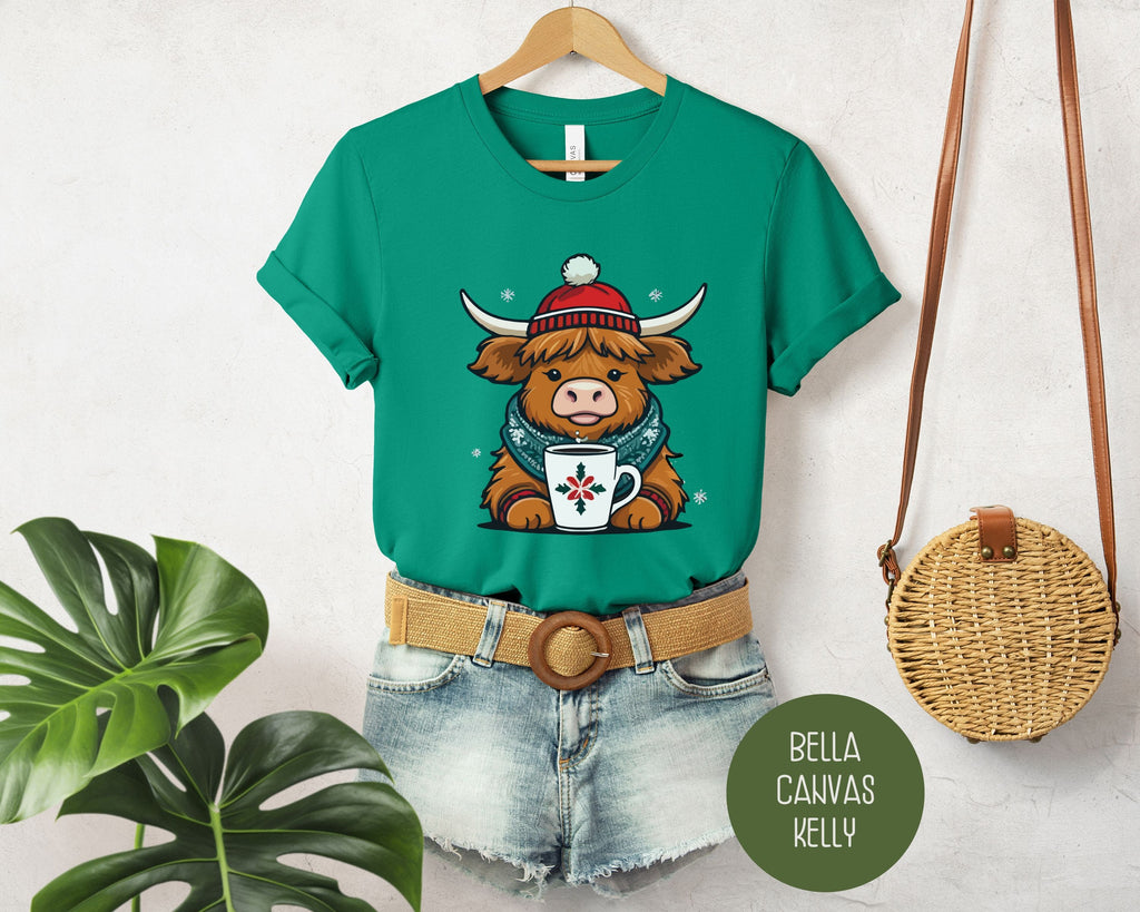 Christmas Baby Highland Cow Shirt-9
