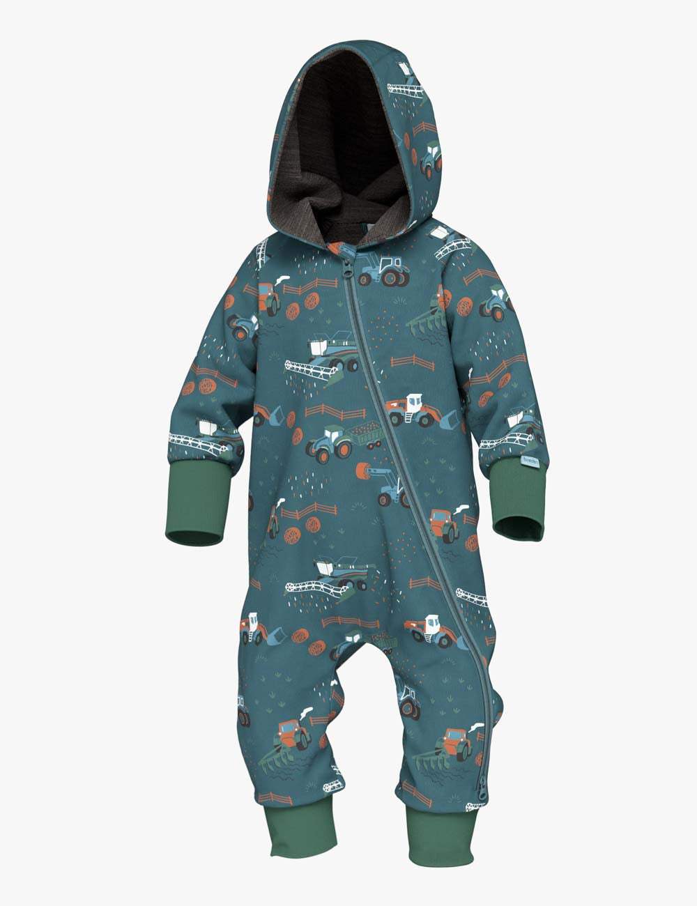 Merino wool baby romper MAJOR-0