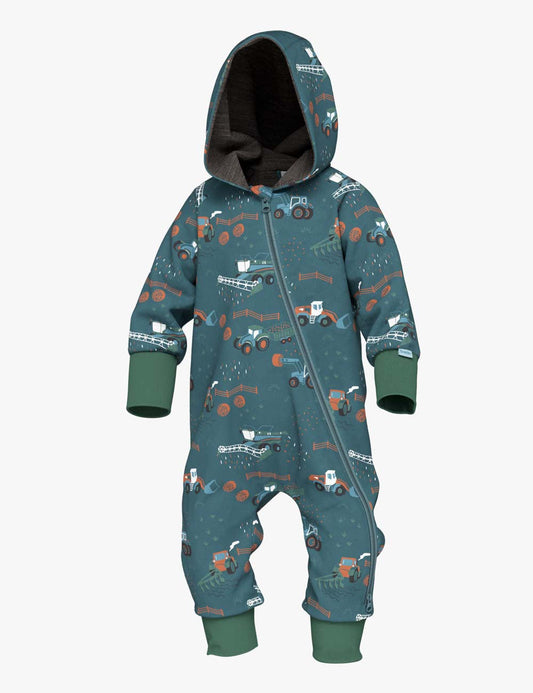 Merino wool baby romper MAJOR-0