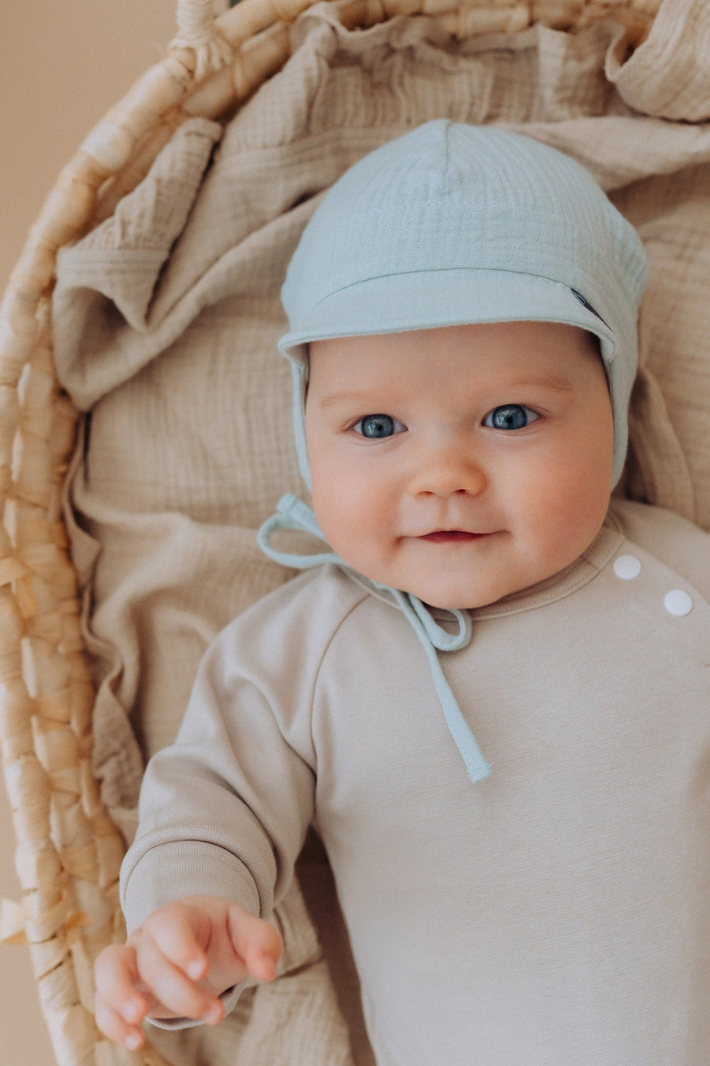 Peaked Baby Summer Hat MIKI-1