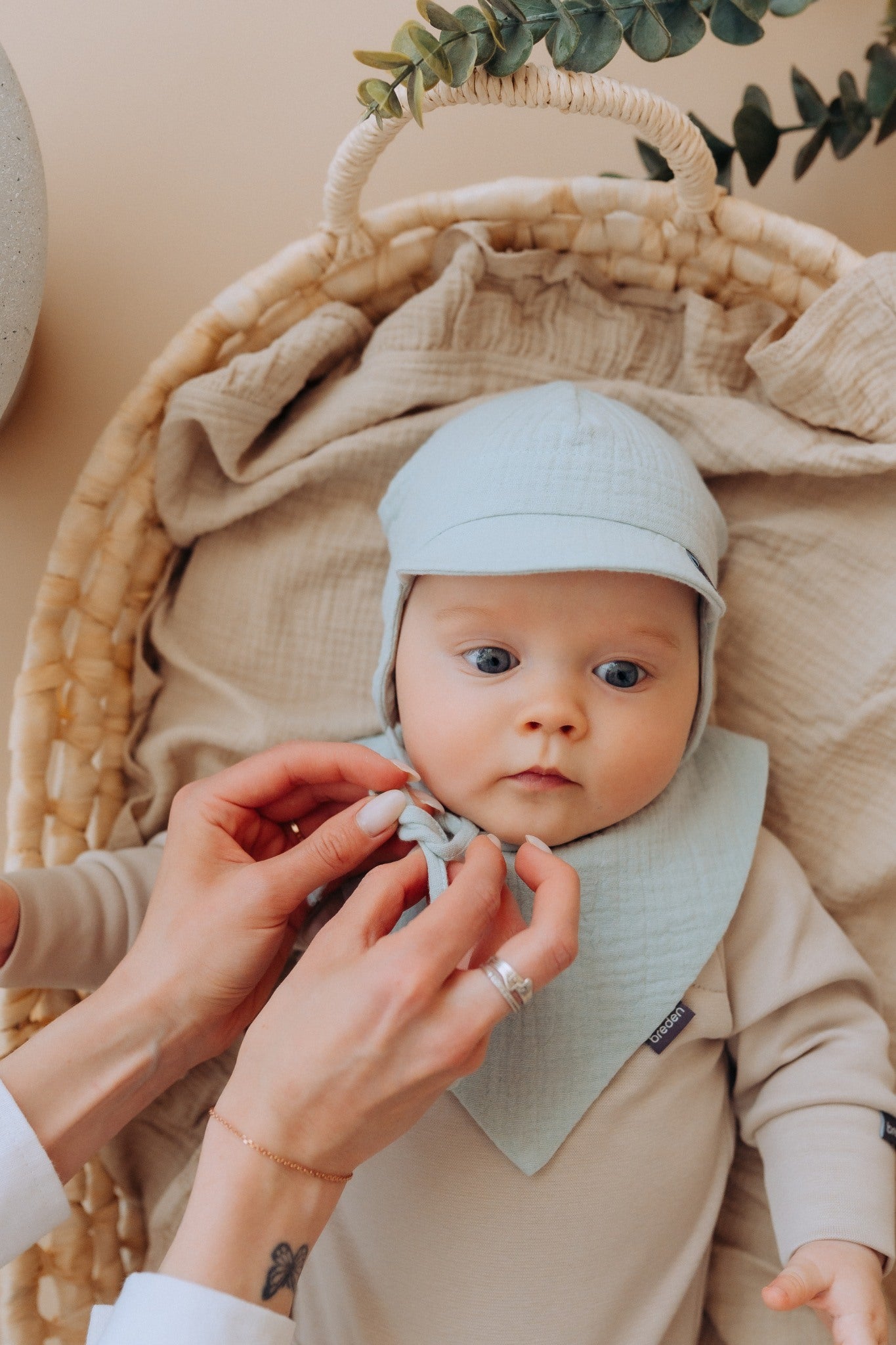 Peaked Baby Summer Hat MIKI-3