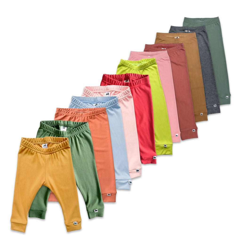 Baby Bamboo Leggings | Charcoal-1