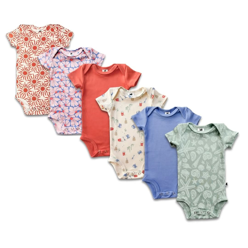 Bamboo Baby Short-Sleeved Onesie | Digging It-1