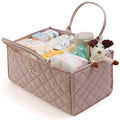 Quilted Diaper Caddy Organizer-1