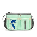 NNEDSZ Green Stroller Organizer Bag - Multi-Functional Baby Bag with Touchscreen Window, USB Port, and Bottle Holders-0