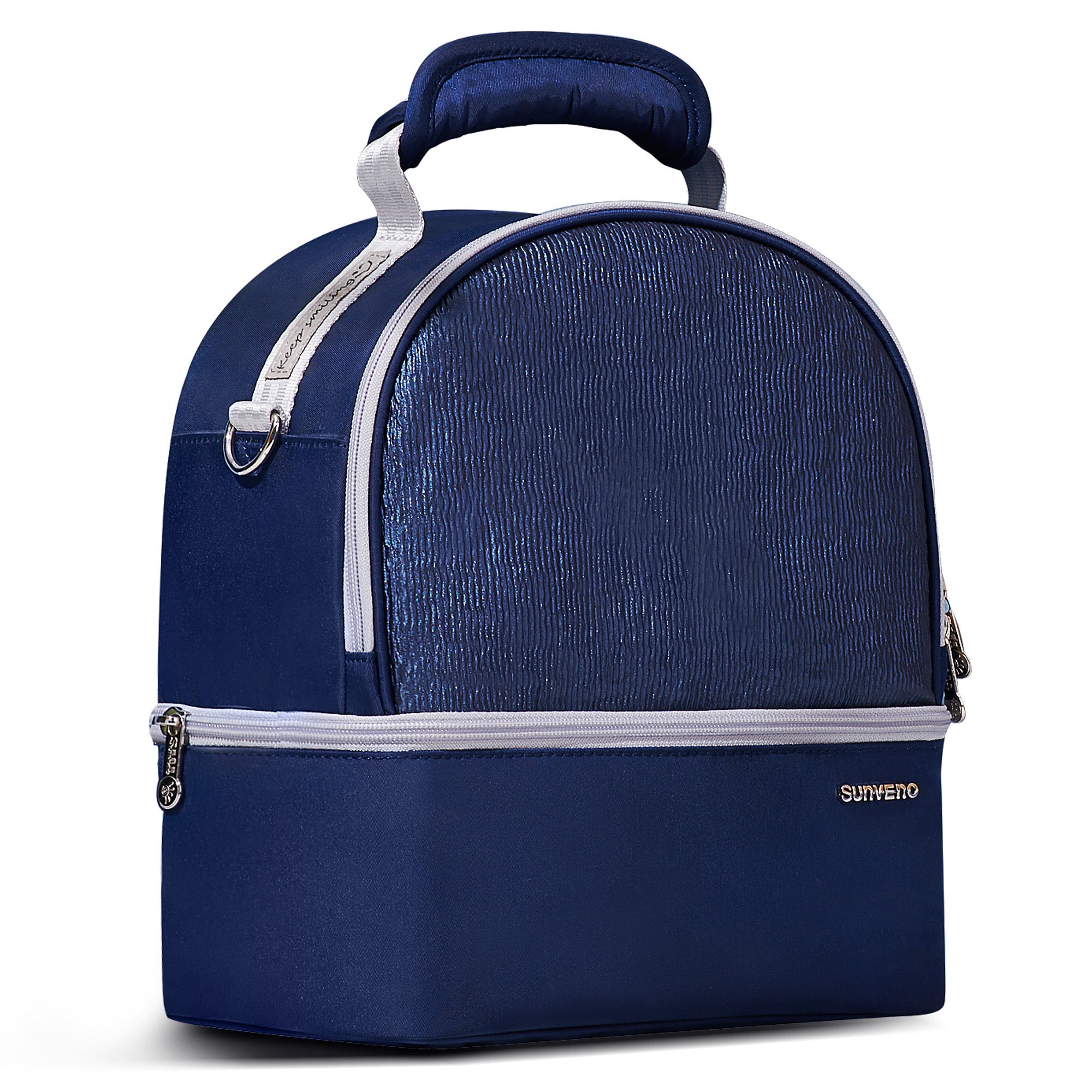 Insulated Lunch Box Double Deck Cooler Bag-7