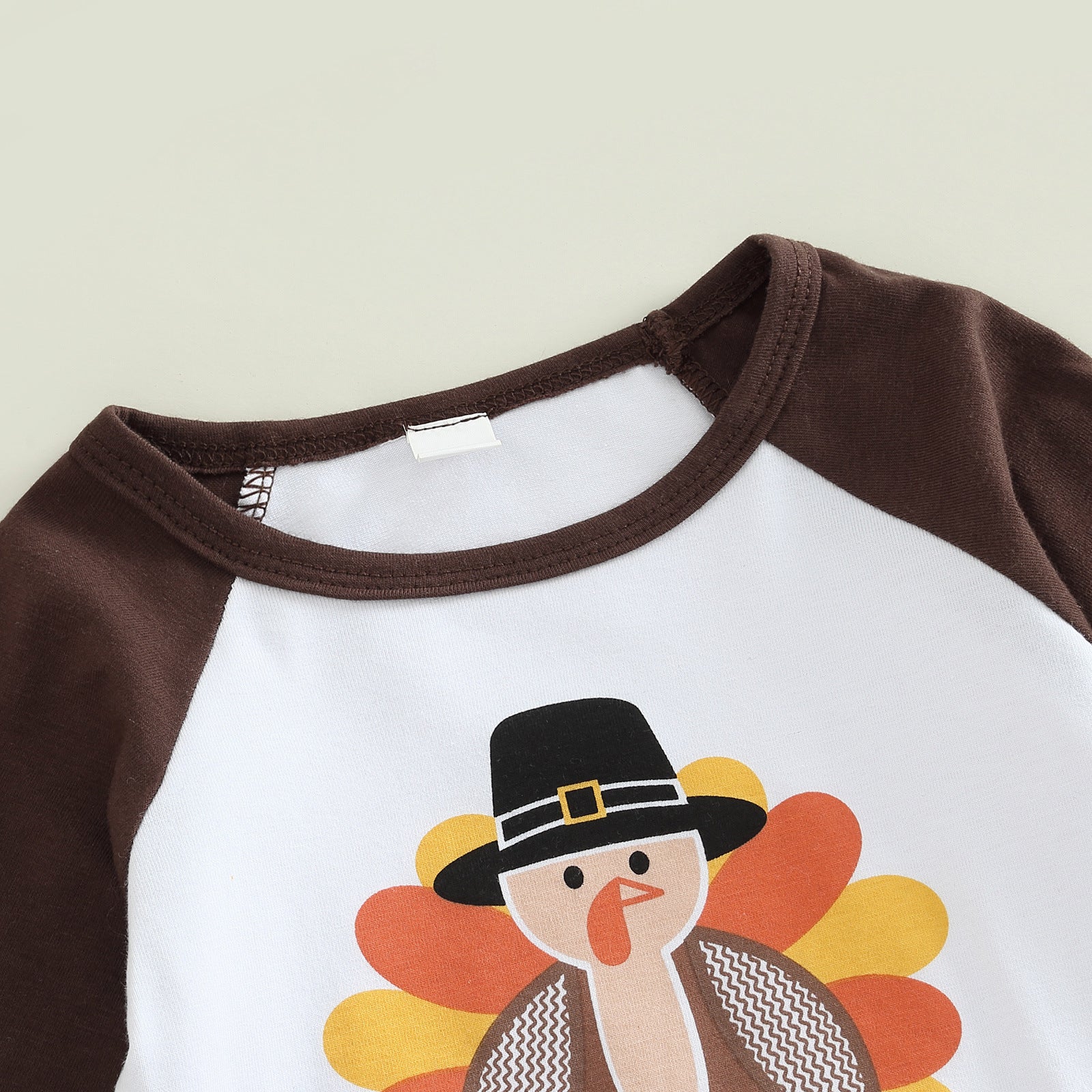 Baby Thanksgiving Day Long Sleeve Flared Pants