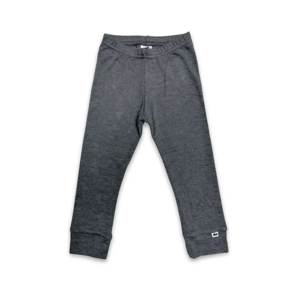 Baby Bamboo Leggings | Charcoal-0