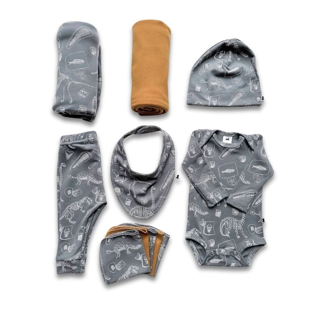 Bamboo Baby Capsule Gift Box | Fossil & Umber-1