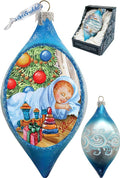 Baby 1st Christmas Drop Glass Ornament by G. DeBrekht - Christmas Decor - 757-033