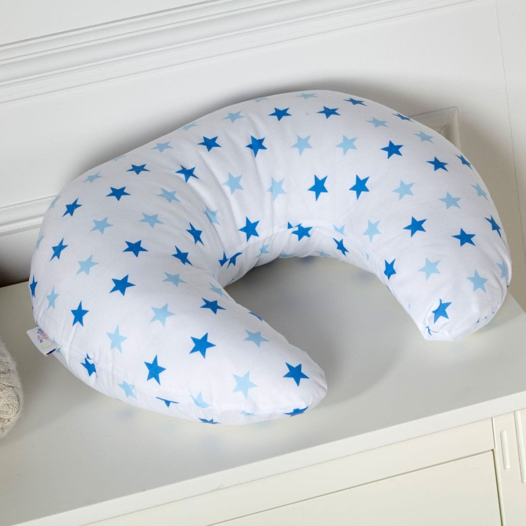 Breast Feeding Nursing Pillow - Little Blue Star (COVER ONLY)-0