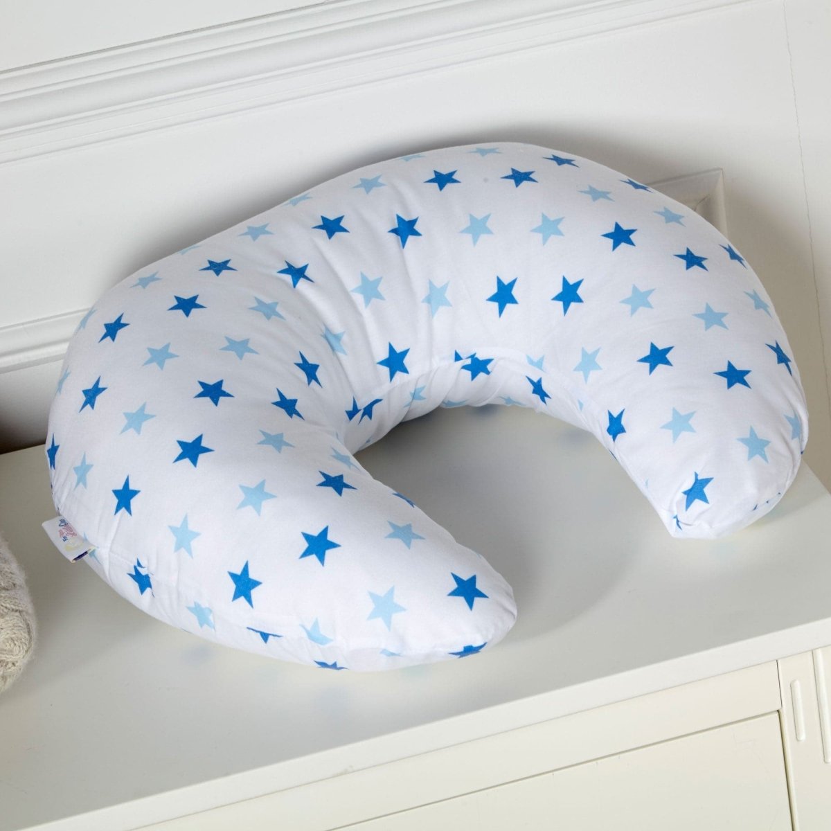 Breast Feeding Nursing Pillow - Little Blue Star (COVER ONLY)-0