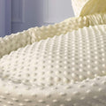 Cream Dimple Moses Basket Bedding Set-0