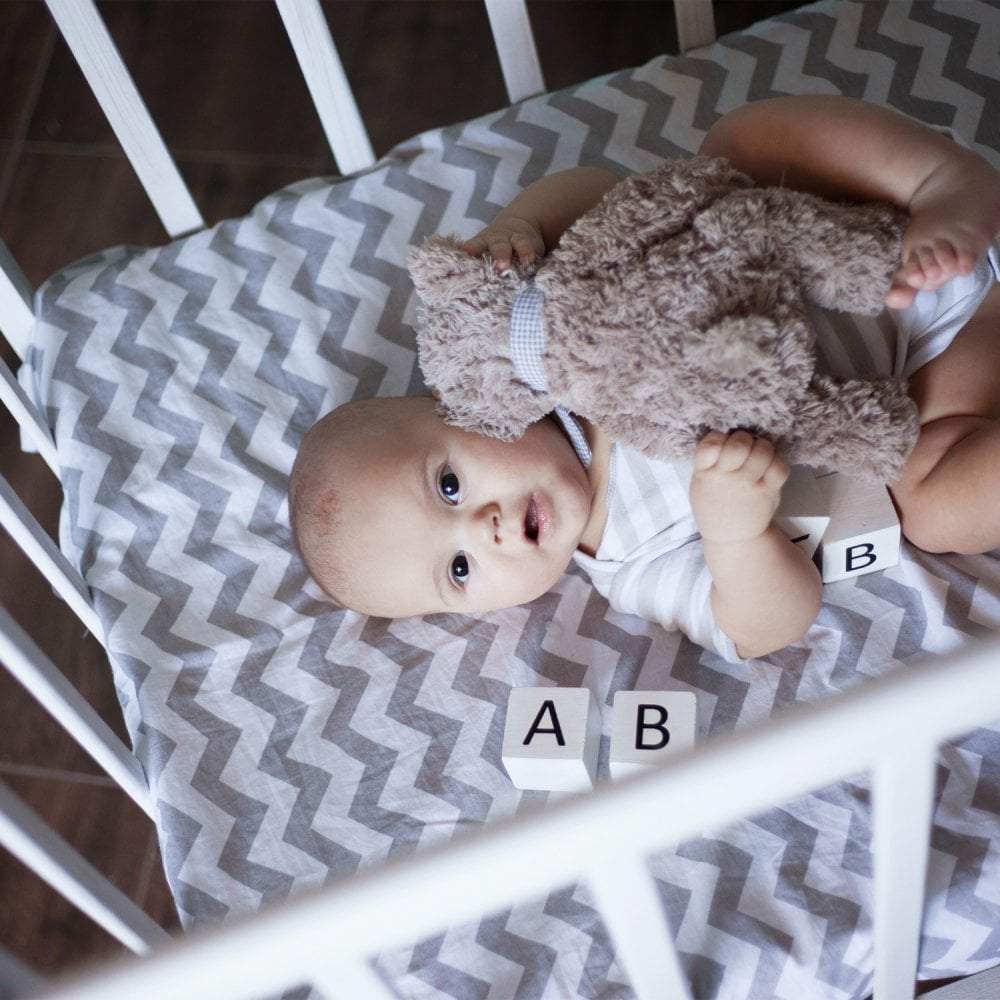 Crib Jersey Fitted Sheet 100% Cotton 40x90cm - Fits All Models-10