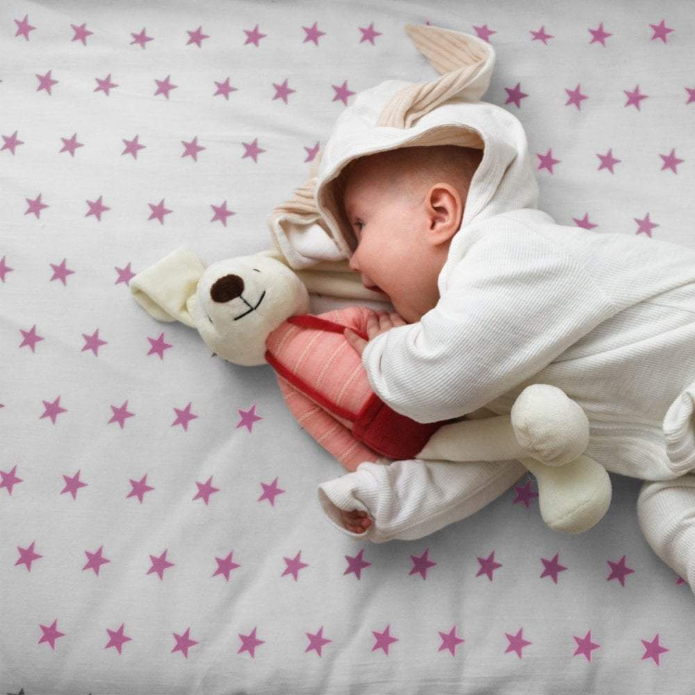 Crib Jersey Fitted Sheets 100% Cotton 40x90cm - Pack Of 4 - Fits All Models-8