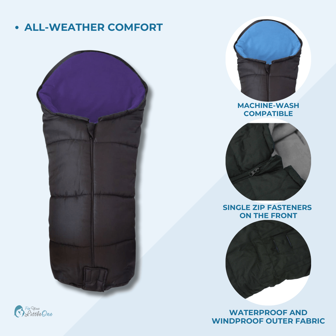 Universal Deluxe Pushchair Footmuff / Cosy Toes - Fits All Pushchairs / Prams And Buggies-2