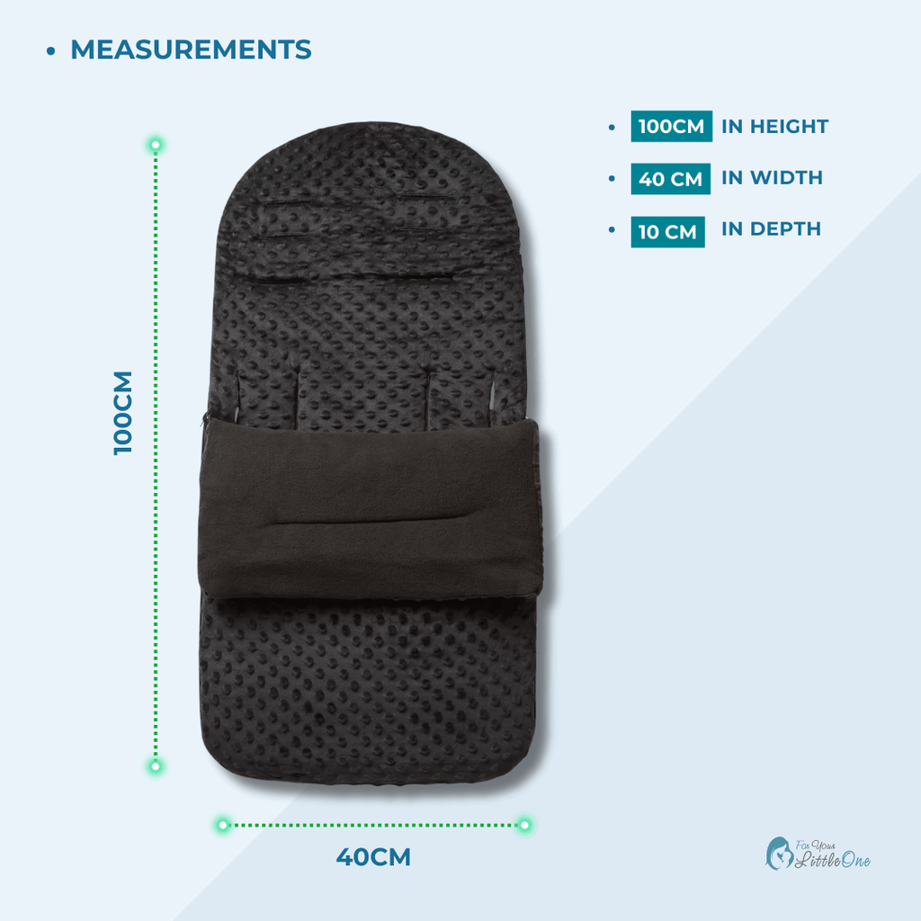 Universal Dimple Footmuff / Cosy Toes - Fits All Pushchairs / Prams & Buggies-3