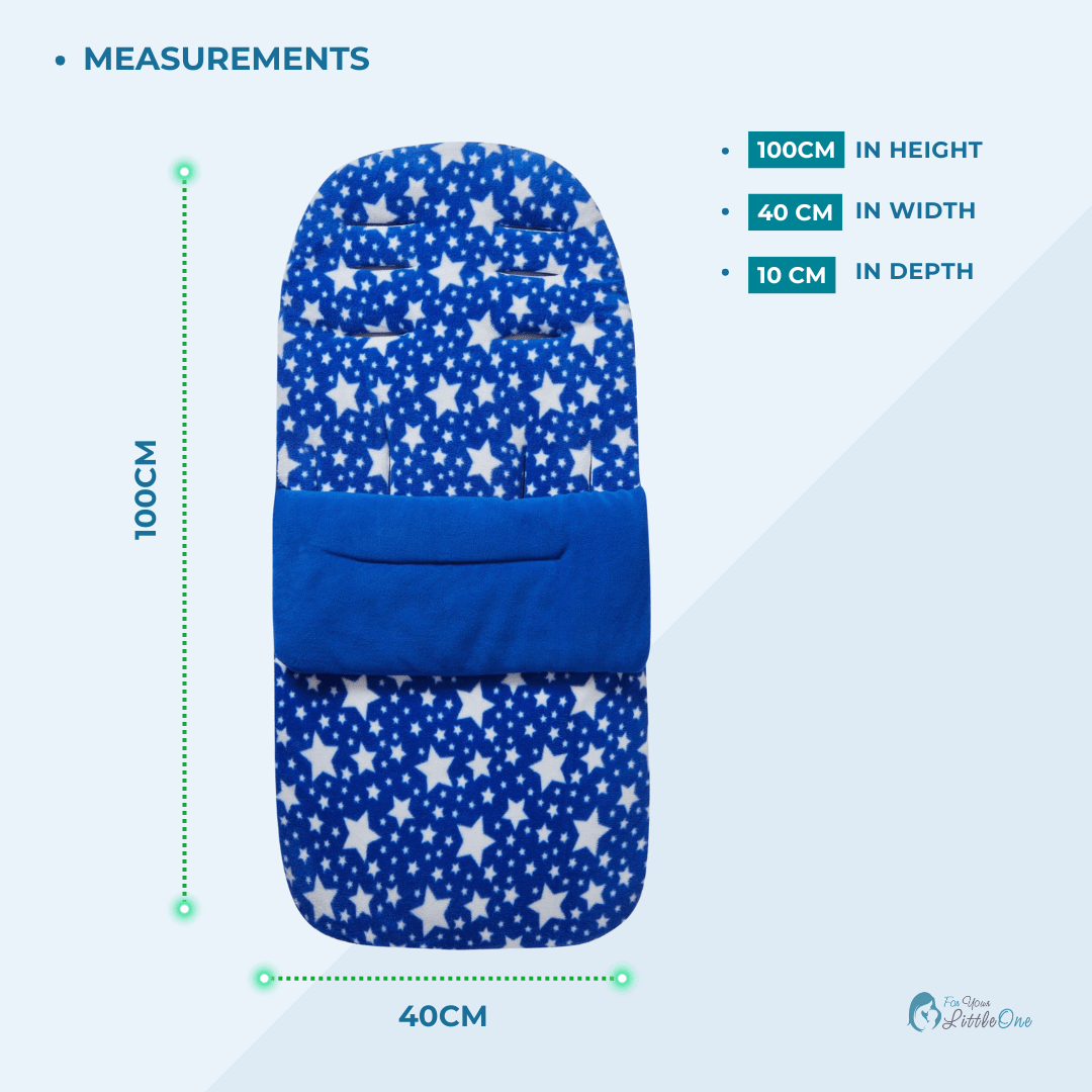 Universal Fleece Pushchair Footmuff / Cosy Toes - Fits All Pushchairs / Prams And Buggies-3