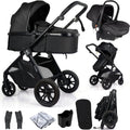 For Your Little One Cruise 3 In 1 Travel System With Car Seat - Eclipse Black (Free Cupholder / Seat Liner Included!)-0