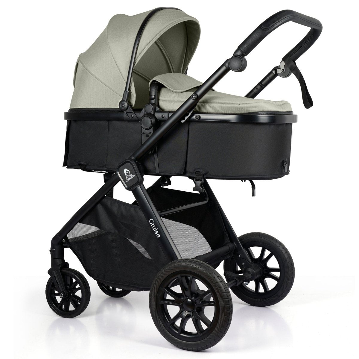 For Your Little One Cruise 3 In 1 Travel System With Car Seat - Pebble Sage Grade A Clearance.-1