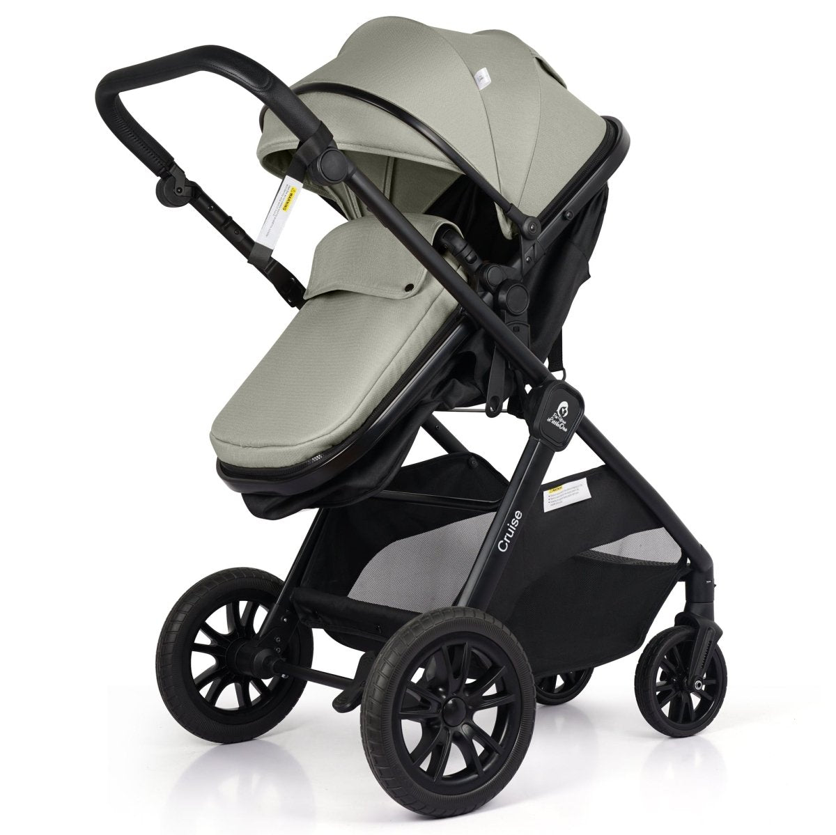 For Your Little One Cruise 3 In 1 Travel System With Car Seat - Pebble Sage Grade A Clearance.-2