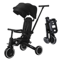 Foryourlittleone Xplor 6 in 1 Foldable Trike - Jet Black (10m-4y)-0