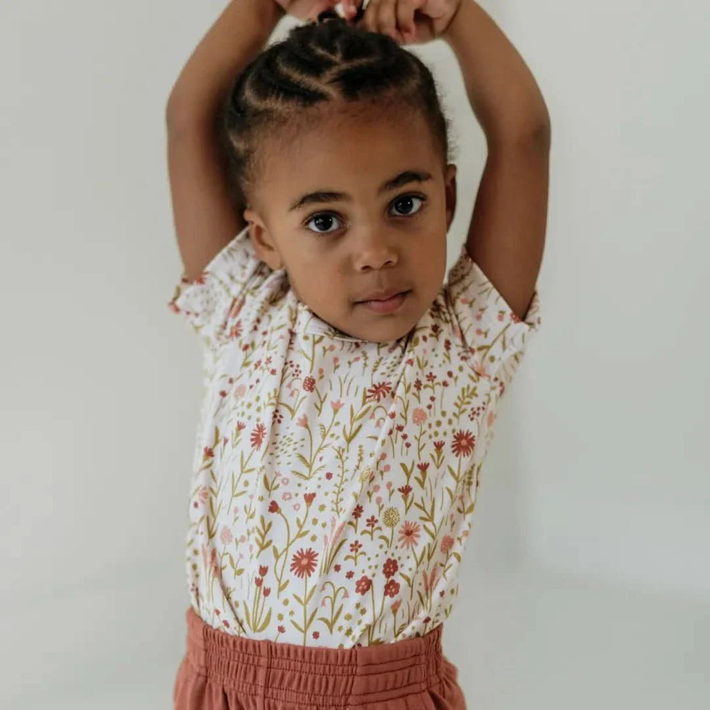 Baby/Kids' Bamboo T-Shirt | Garden Snakes-3