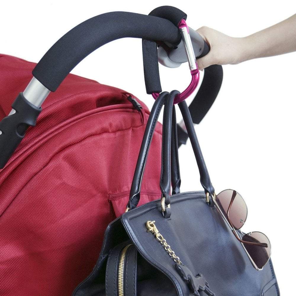 Large Buggy Clip - Pink-1