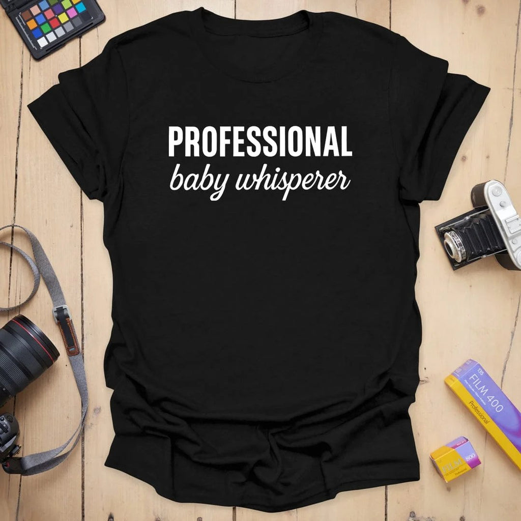 Newborn Photographer T-Shirt - Black, 3XL