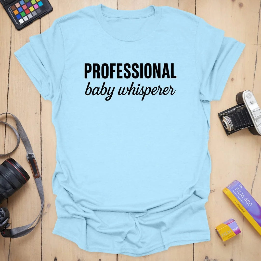 Newborn Photographer T-Shirt - Light Blue, 3XL