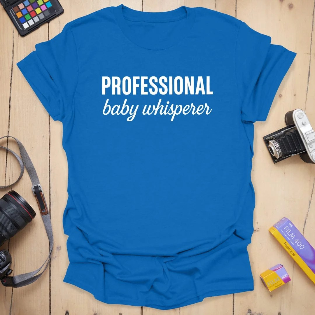 Newborn Photographer T-Shirt - Royal, 3XL