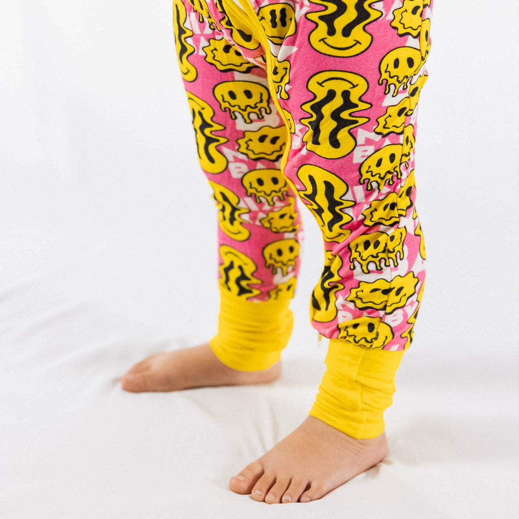 TRIPPY SMILES PINK BAMBOO ZIPPY-4