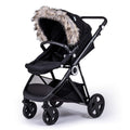 Pram Fur Hood Trim Attachment for Pushchair-6