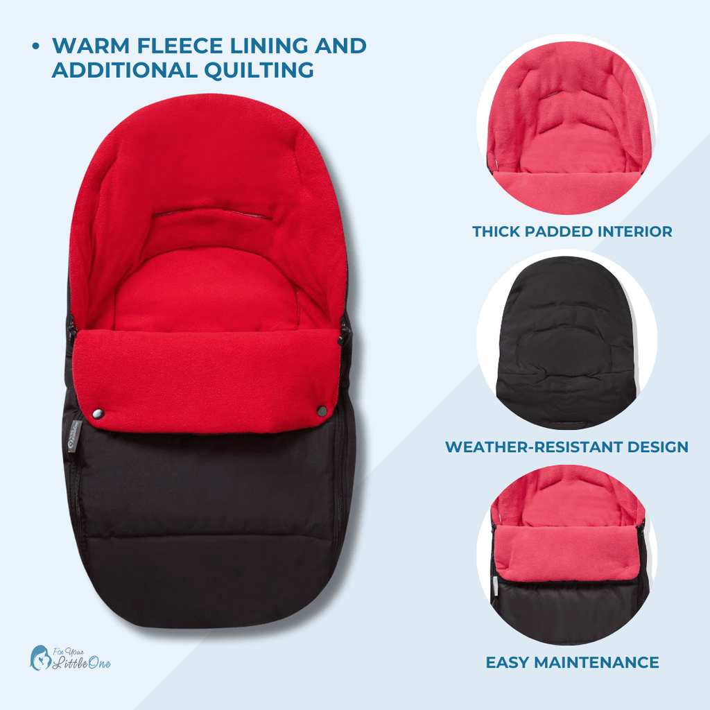 Universal Premium Car Seat Footmuff / Cosy Toes-2