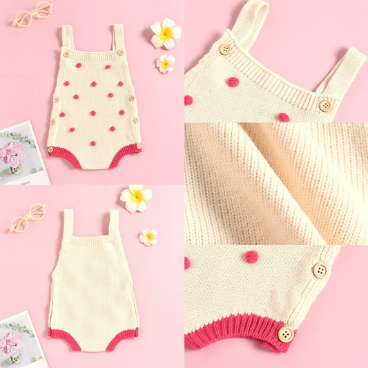 Infant Newborn Baby Boys Girls Knit Rompers Fashion Overalls Crochet Clothes New Spring Auutmn Warm One-piece Outfit Clothes D30