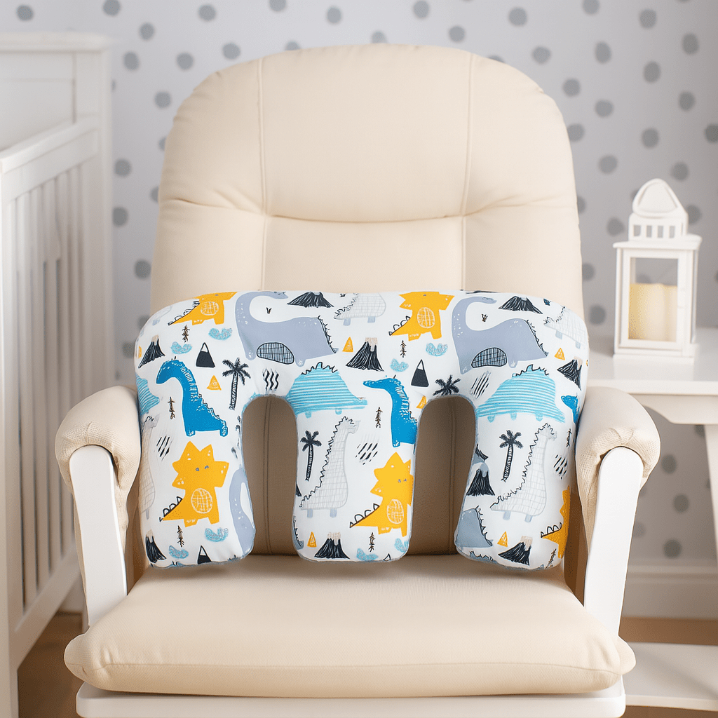 Twin Pregnancy Nursing Pillow - Dino-0