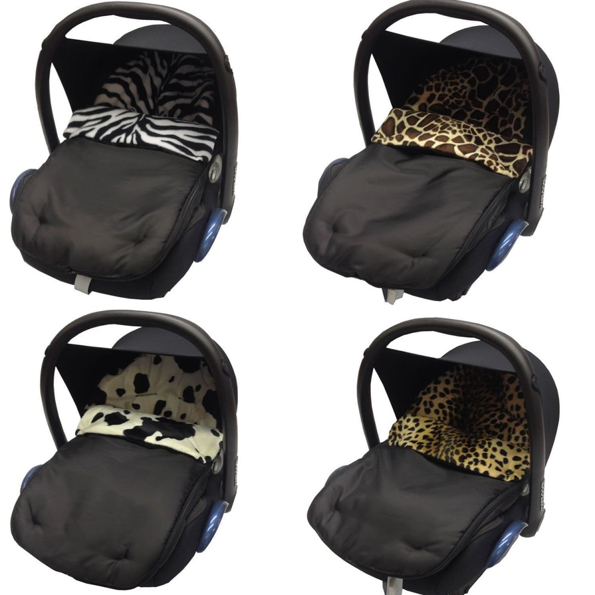 Universal Animal Print Car Seat Footmuff / Cosy Toes - Fits All 3 And 5 Point Harnesses - Fits All Models-0