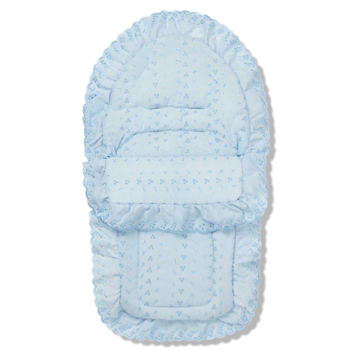 Universal Broderie Anglaise Car Seat Footmuff / Cosy Toes-1