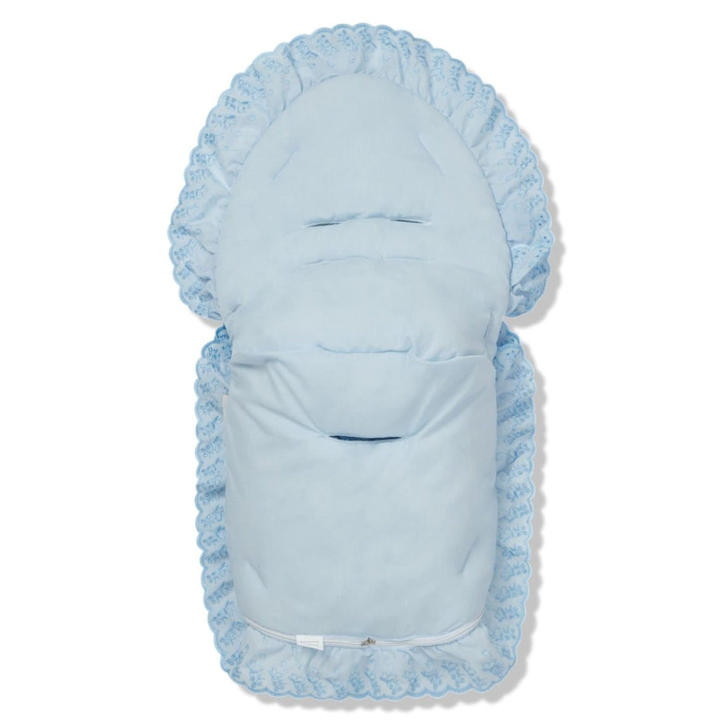 Universal Broderie Anglaise Car Seat Footmuff / Cosy Toes-2