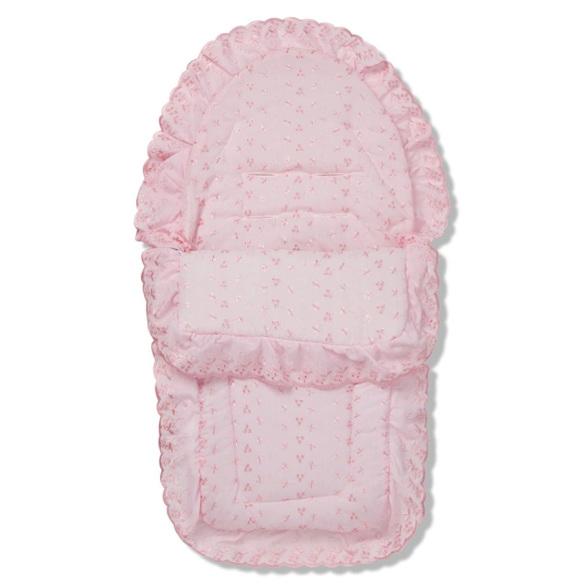 Universal Broderie Anglaise Car Seat Footmuff / Cosy Toes-6