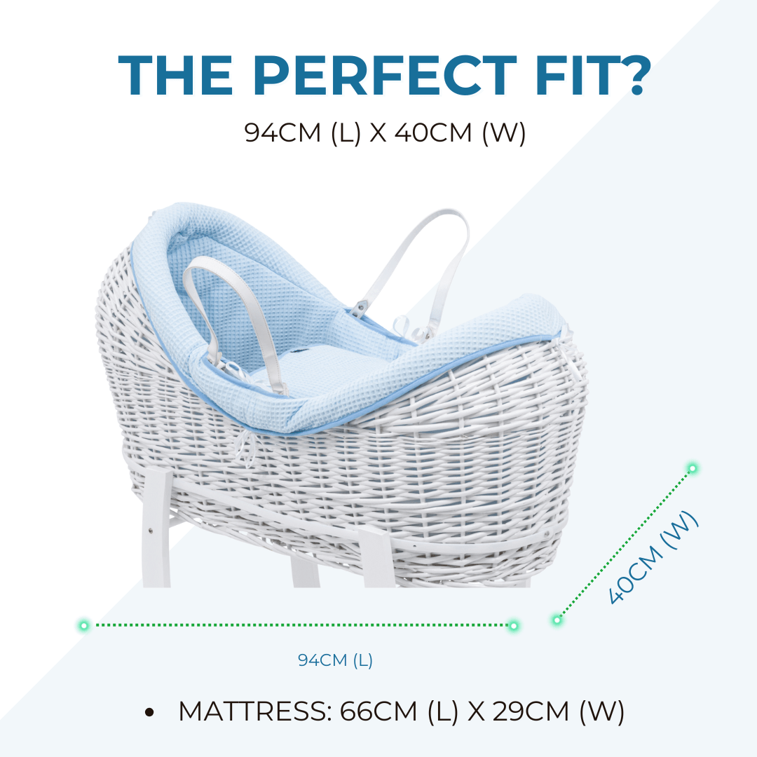 Wicker Pod Baby Deluxe Moses Basket-No stand included-3