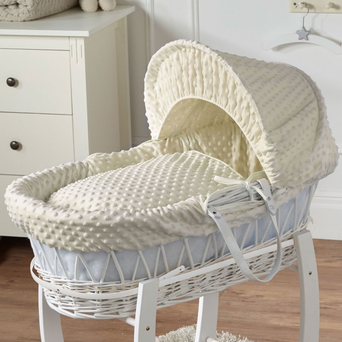 Wicker Moses Basket-No stand included.-13