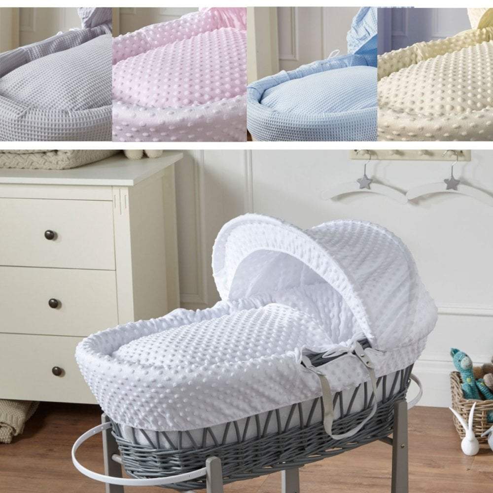 Wicker Moses Basket-No stand included.-0