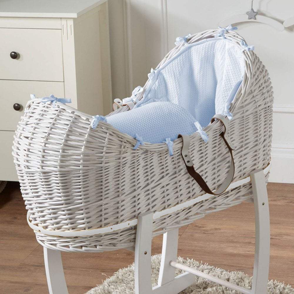 Wicker Pod Baby Deluxe Moses Basket-No stand included-6