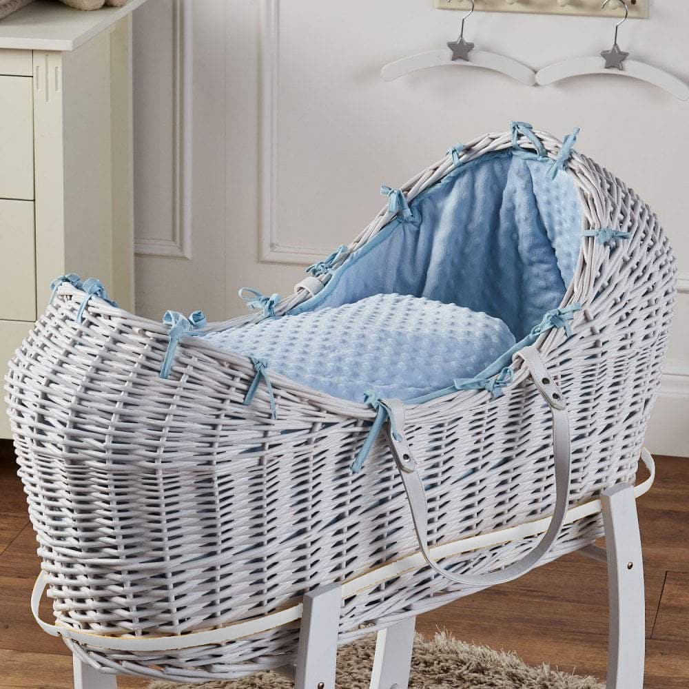 Wicker Pod Baby Deluxe Moses Basket-No stand included-11