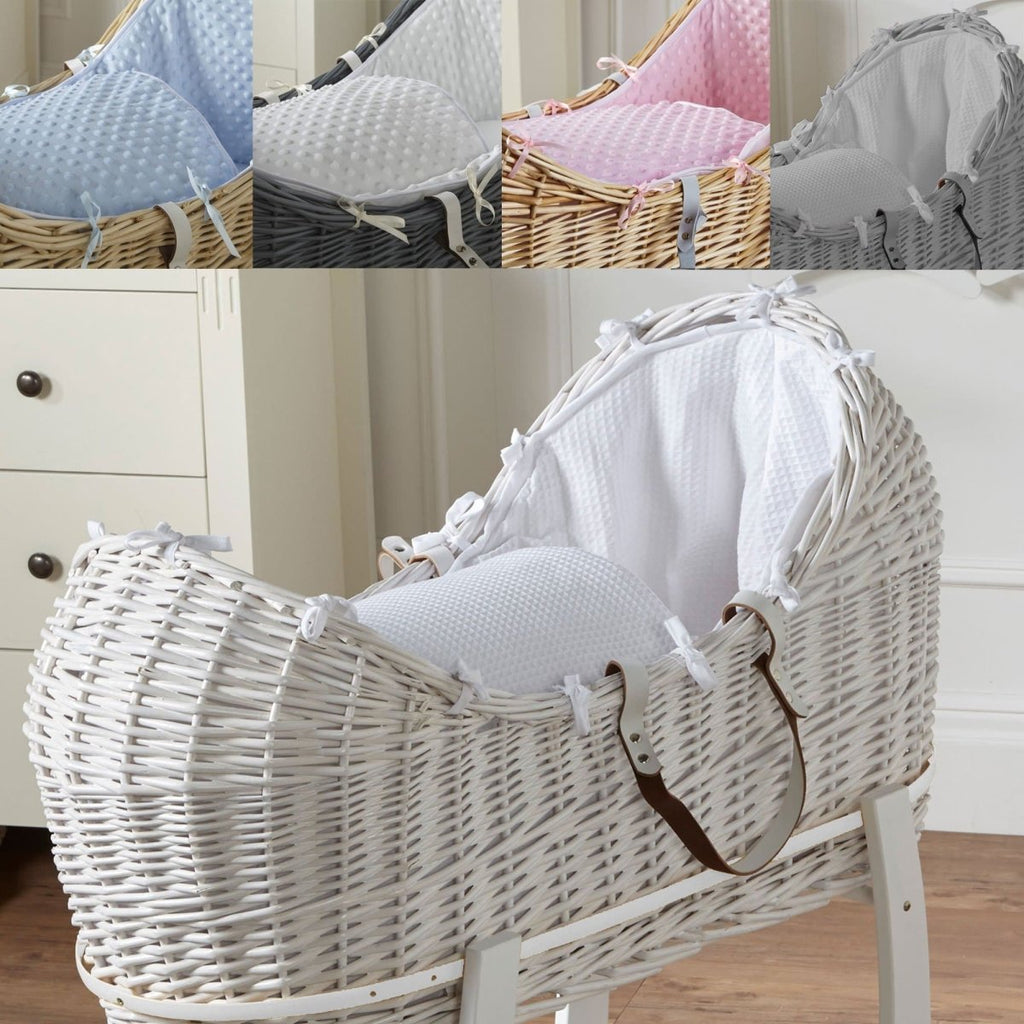 Wicker Pod Baby Deluxe Moses Basket-No stand included-0