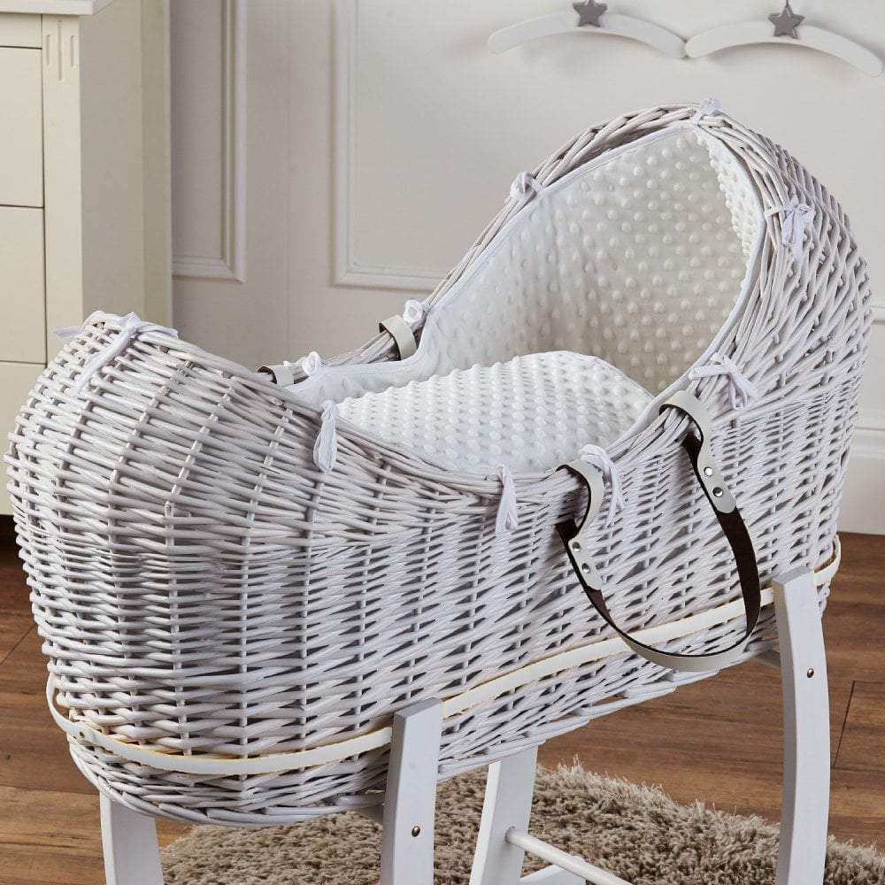 Wicker Pod Baby Deluxe Moses Basket-No stand included-10