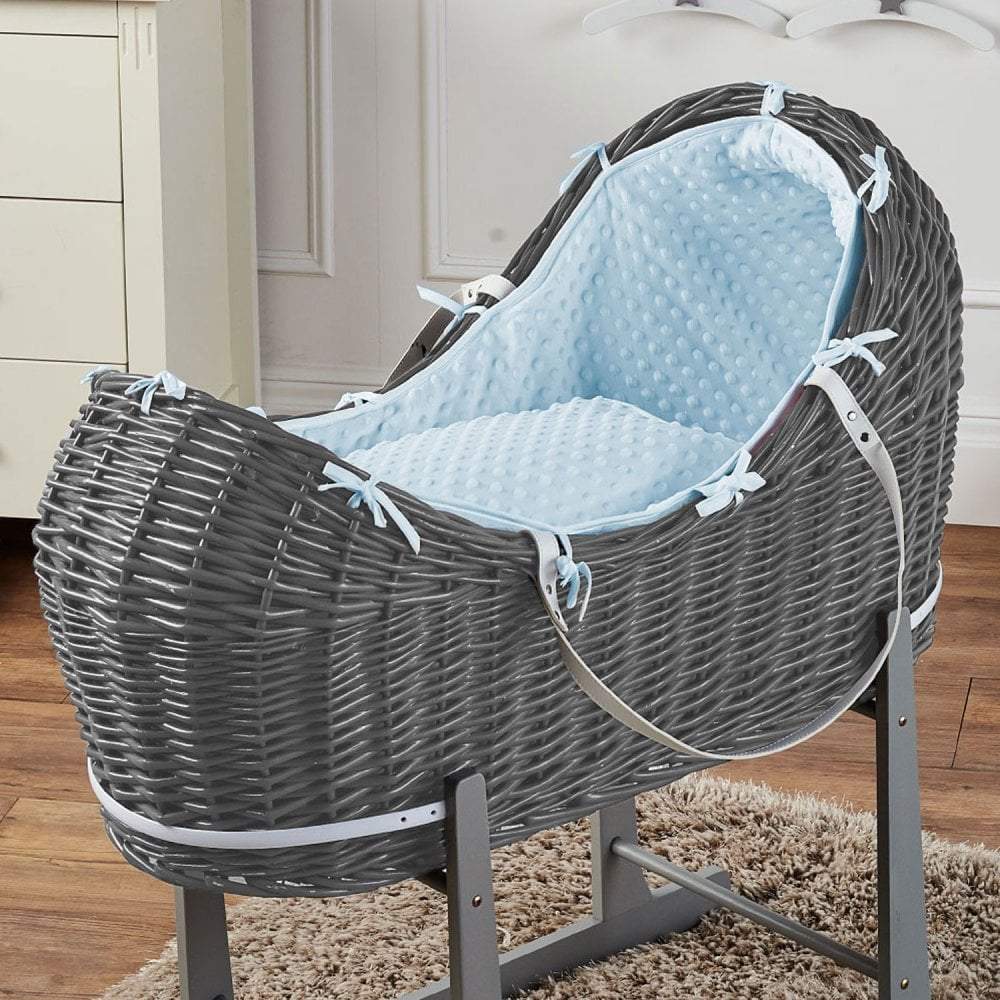 Wicker Pod Baby Deluxe Moses Basket-No stand included-20