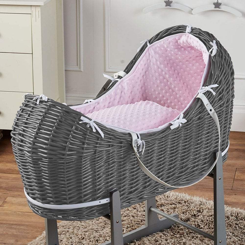 Wicker Pod Baby Deluxe Moses Basket-No stand included-21